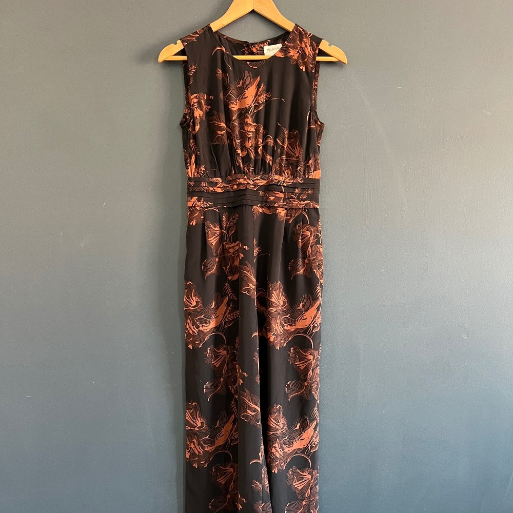 NWOT Madewell x No. 6 Silk Jumpsuit, size 0